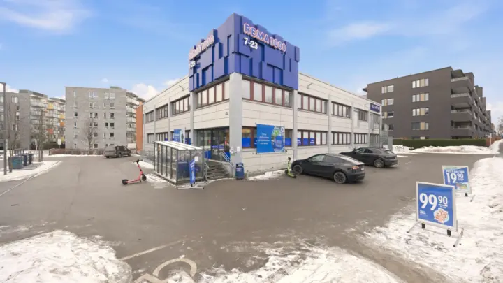 Hovin/Hasle: Ledig kombinasjonslokaler på 839 kvm BTA og lager i kjeller på 474 kvm BTA.