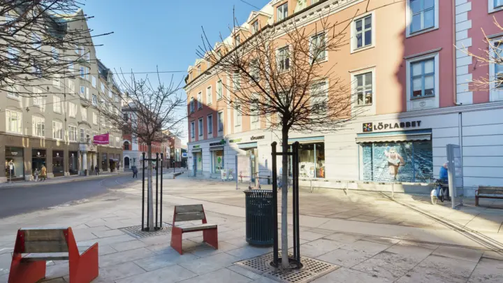 Sentrum: Kontorlokaler med attraktiv beliggenhet på 212,2 kvm BTA.